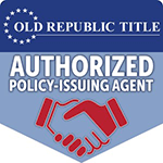 Logo Recognizing Seminole Title Company's affiliation with Old Republic Title